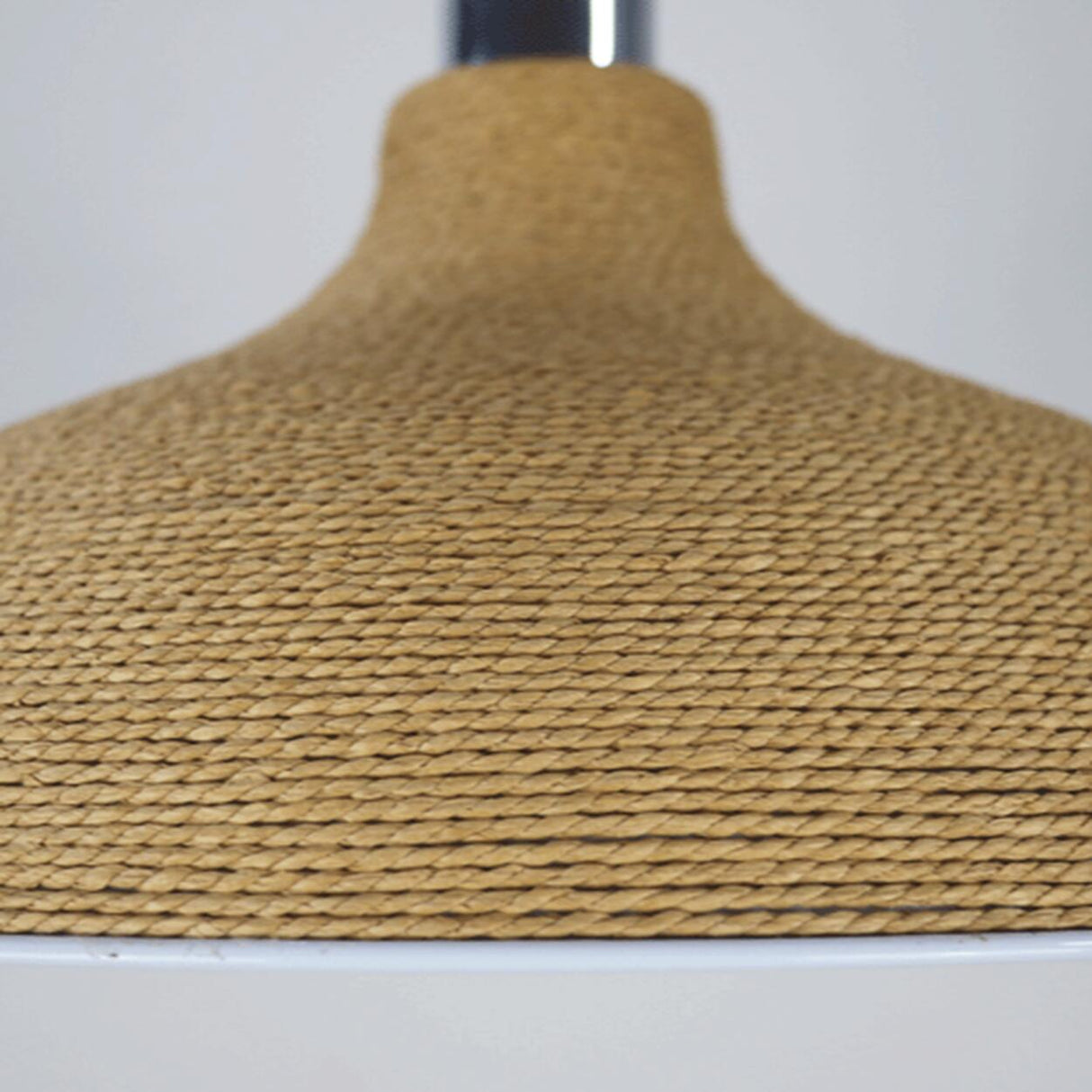 Modern Textured Metal Round Hanging Pendant Light Image - 22