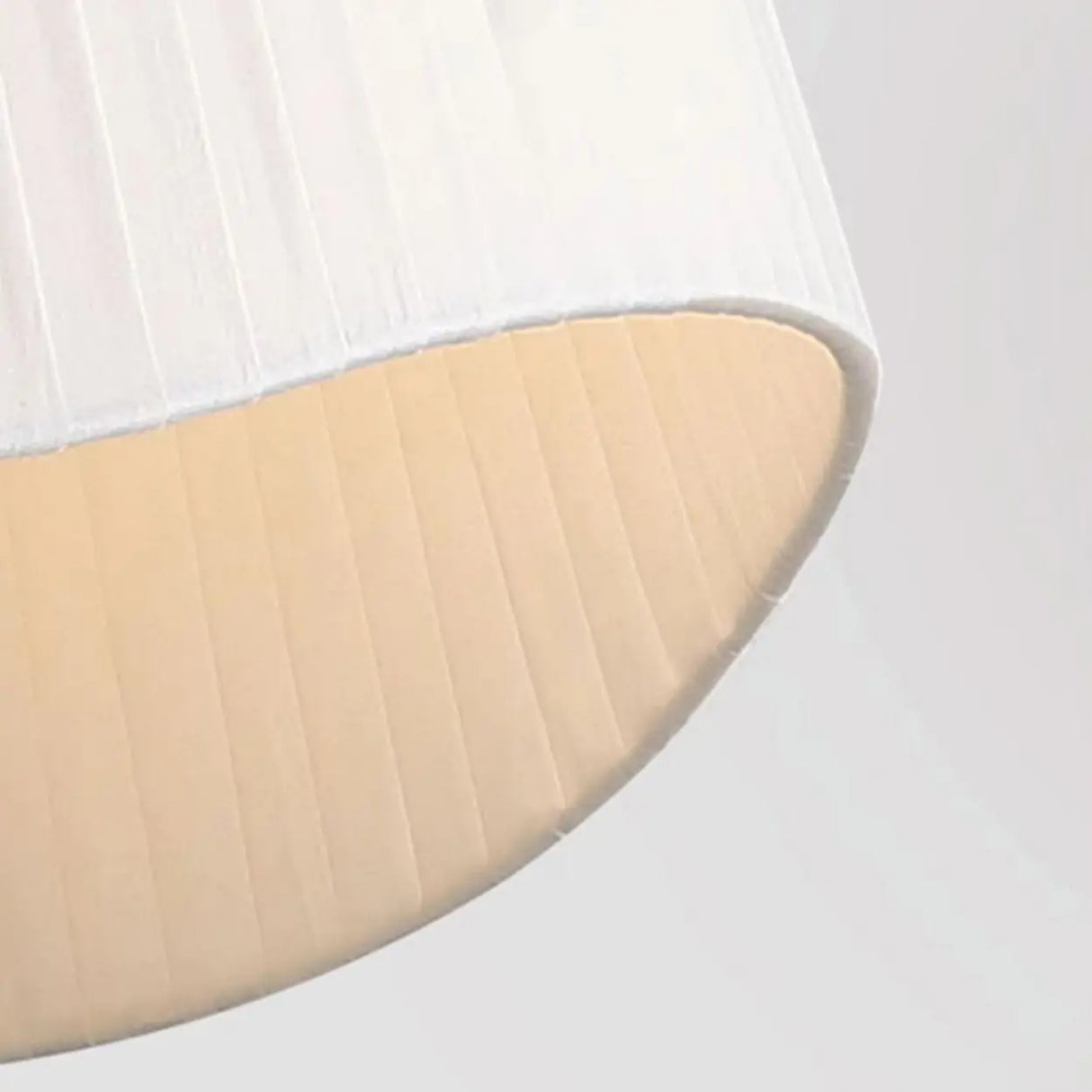 Modern Tiered White Fabric Living Room Ceiling Pendant Light Image - 12