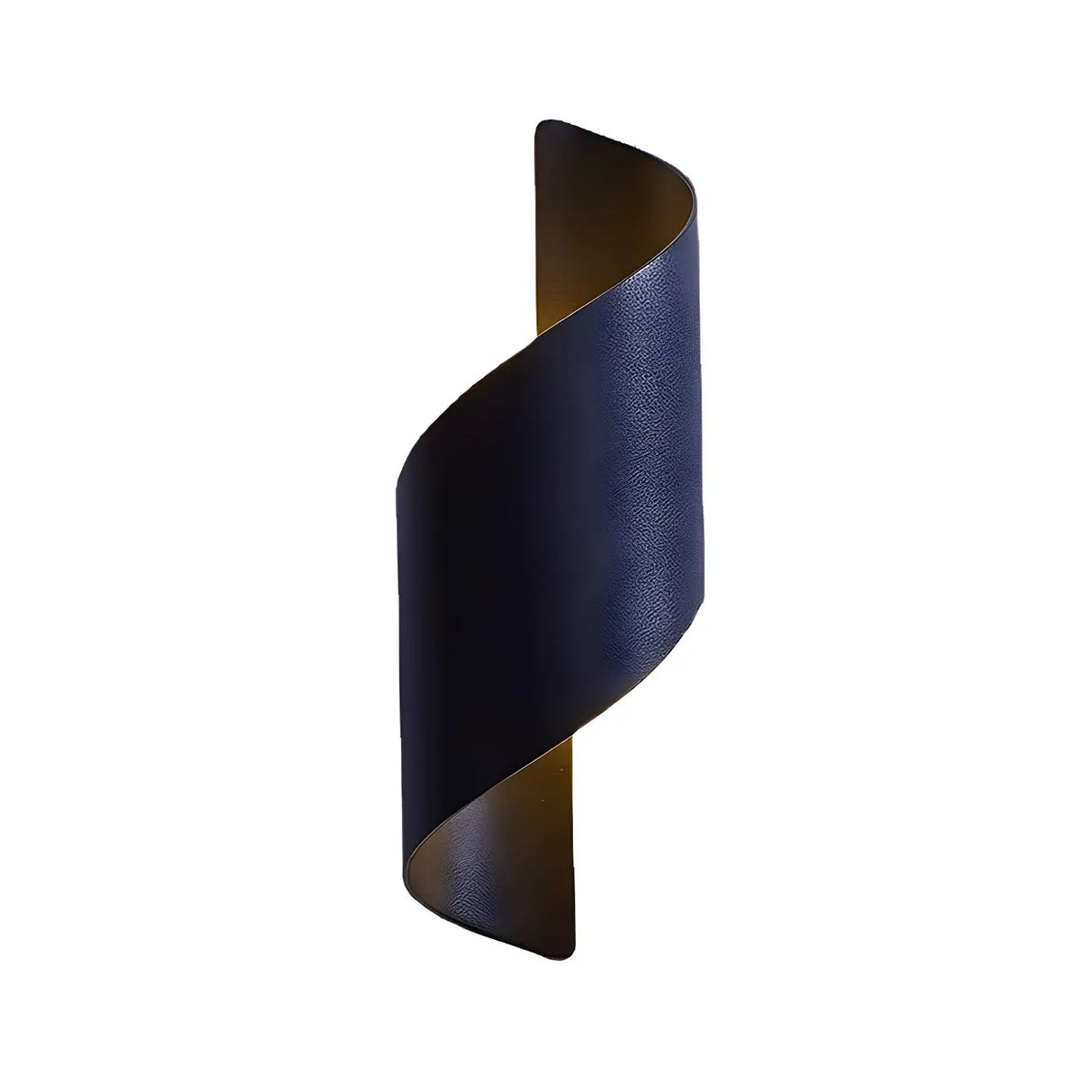 Modern Twisted LED Up Down Wall Sconce Image - 7