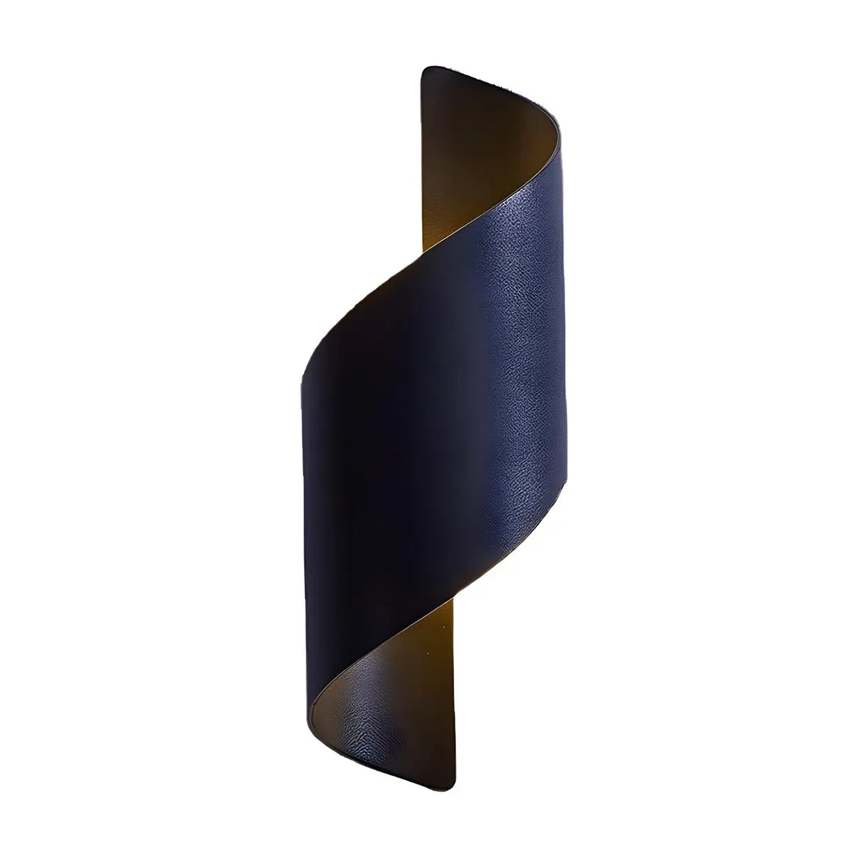 Modern Twisted LED Up Down Wall Sconce Image - 10