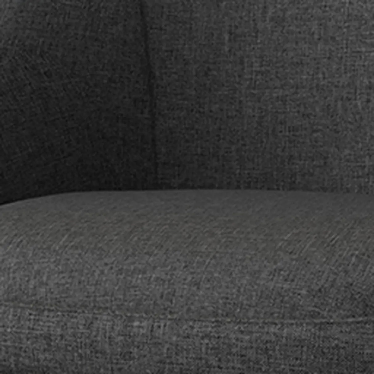 Modern Upholstered Curved Back Swivel Dining Chairs Image - 9