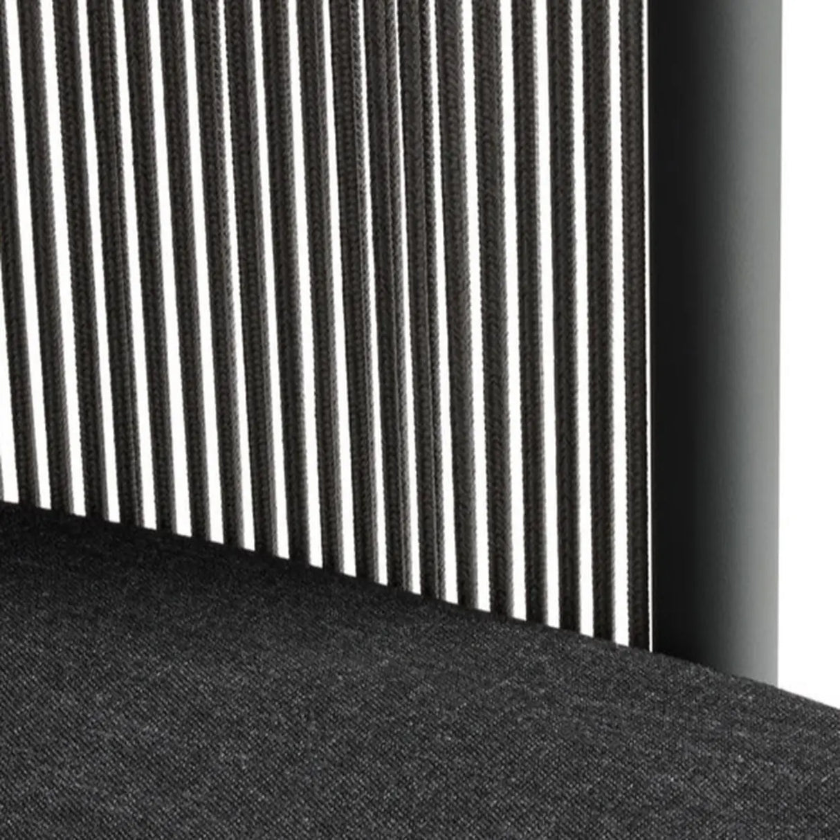 Modern UV Resistant Curved Metal Frame Black Patio Sofa Set Image - 6