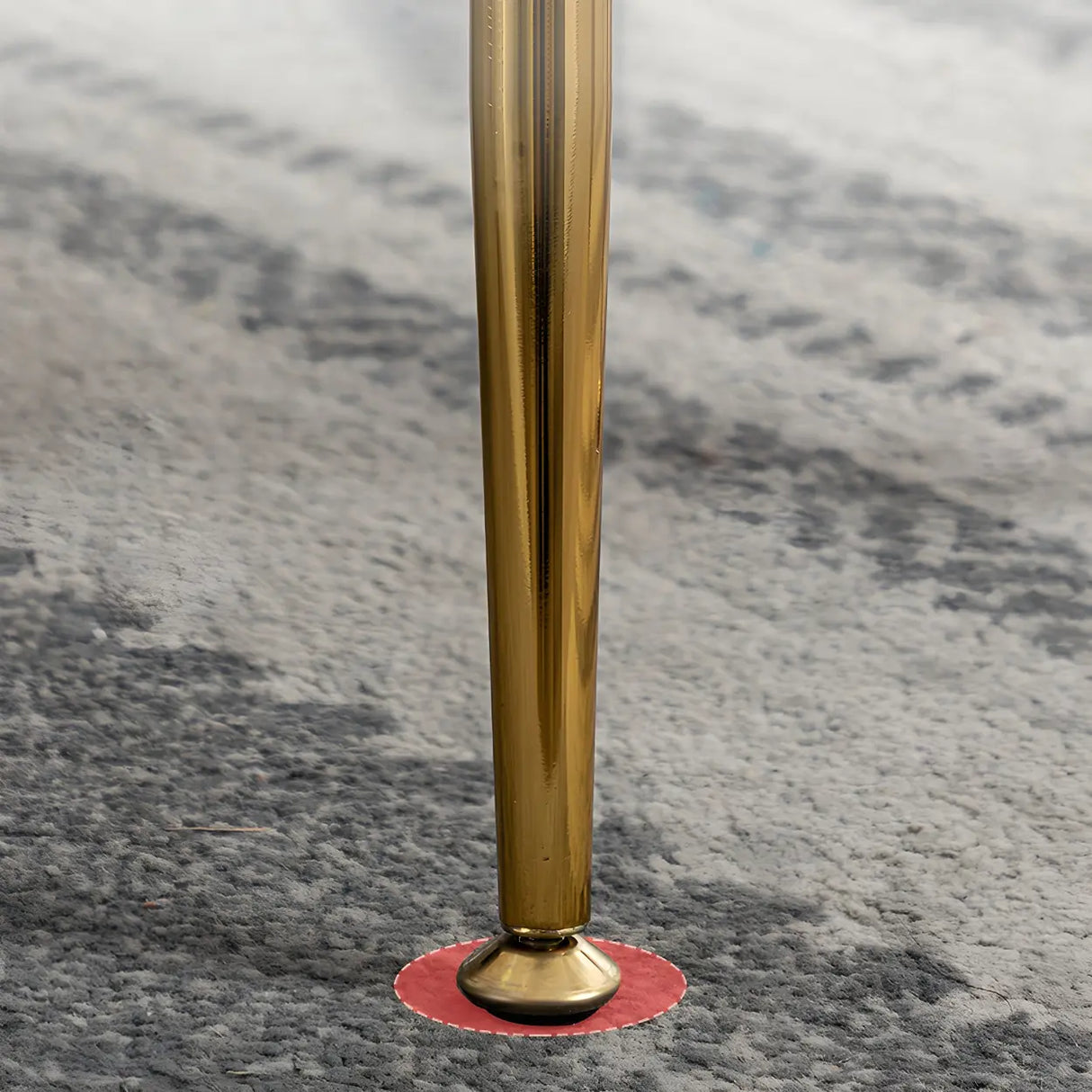 Modern Velvet Ottoman Bench with Gold Metal Legs, Set of 3 Image - 14