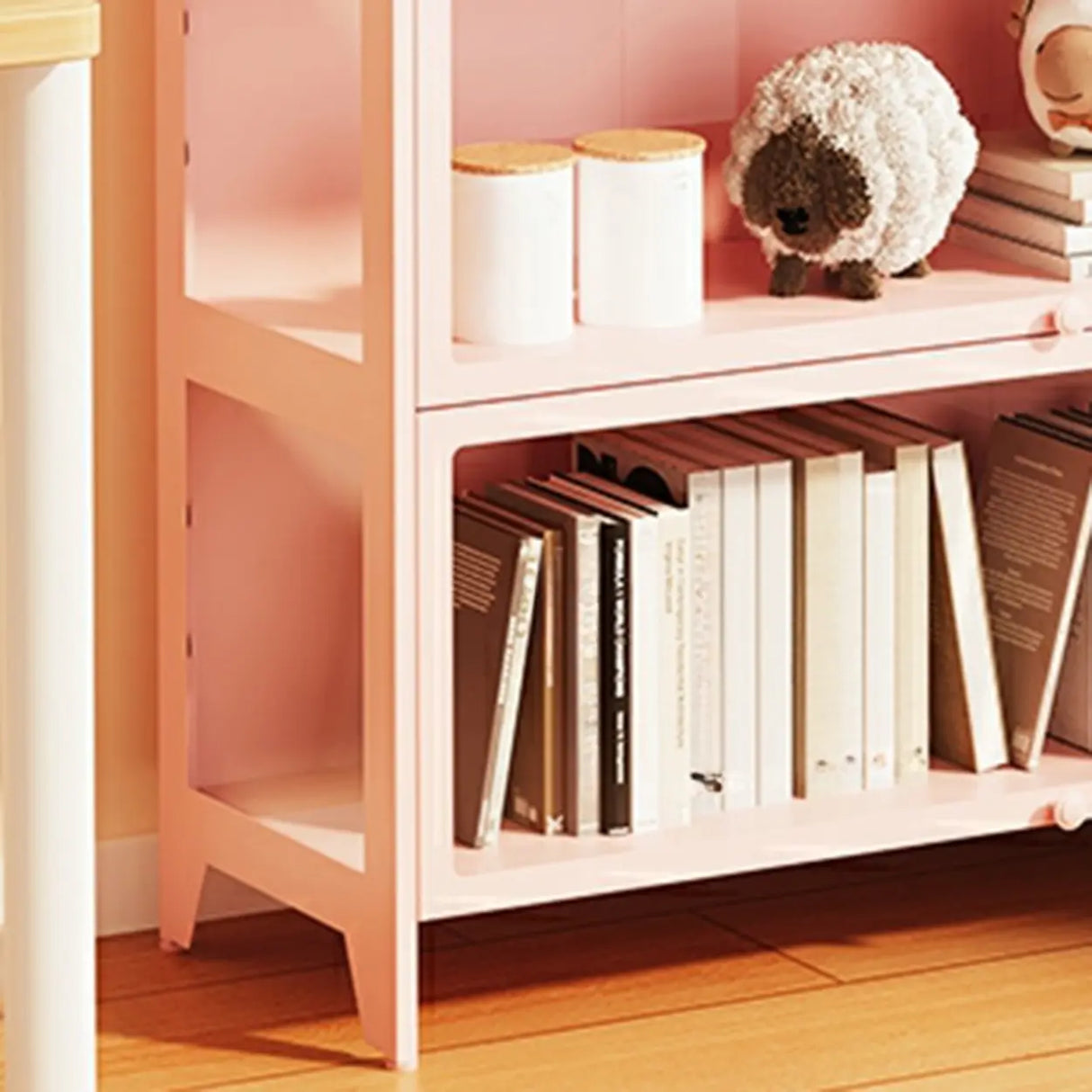 Modern Vertical Metal Standard Barrister Bookcase Large Image - 6