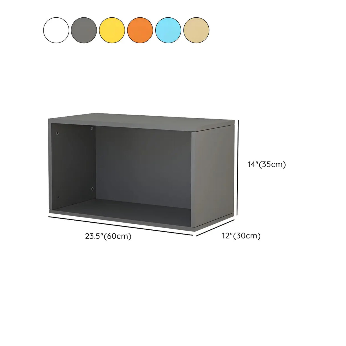 Modern Vibrant Rectangular Wooden Modular Bookcase Image - 35