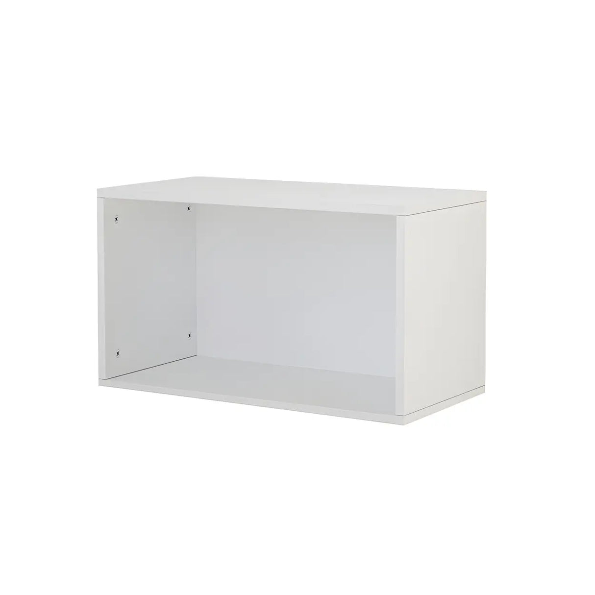 Modern Vibrant Rectangular Wooden Modular Bookcase Image - 3