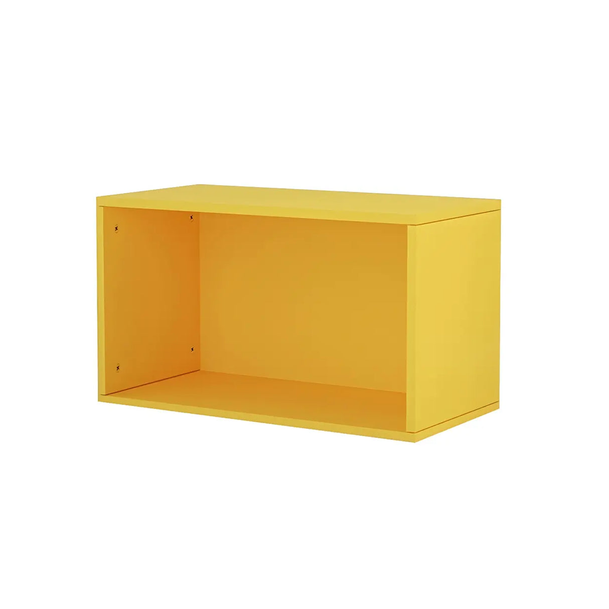 Modern Vibrant Rectangular Wooden Modular Bookcase Image - 5