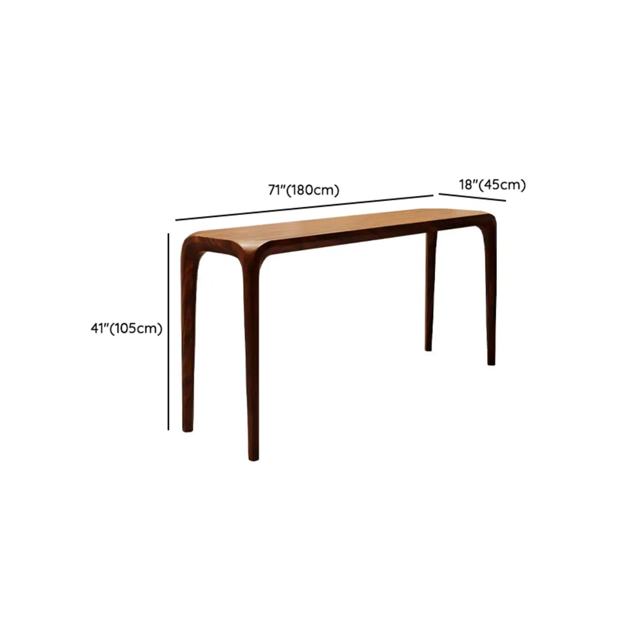 Modern Walnut Bar Table Set with Stools for Living Room Image - 13
