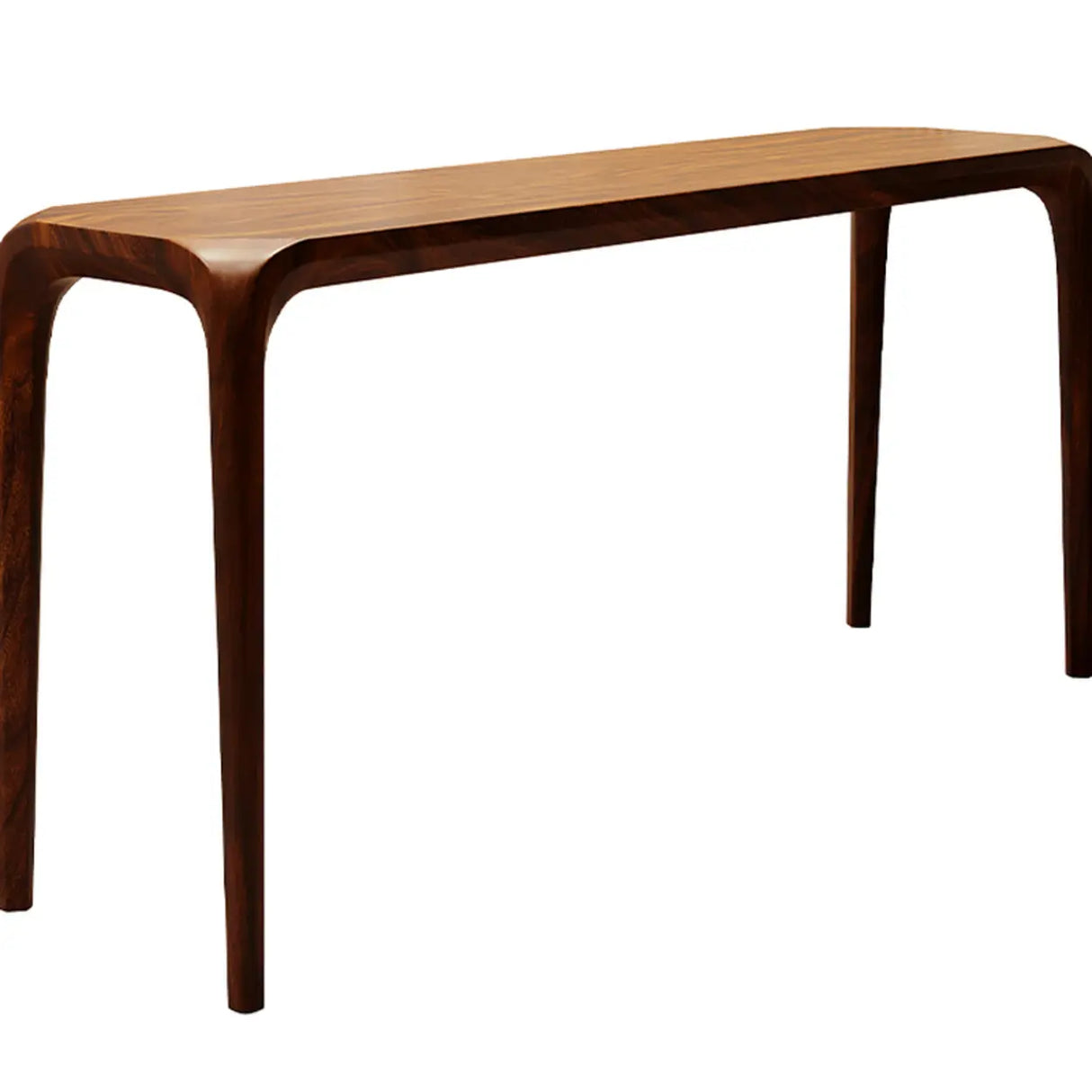 Modern Walnut Bar Table Set with Stools for Living Room Image - 2