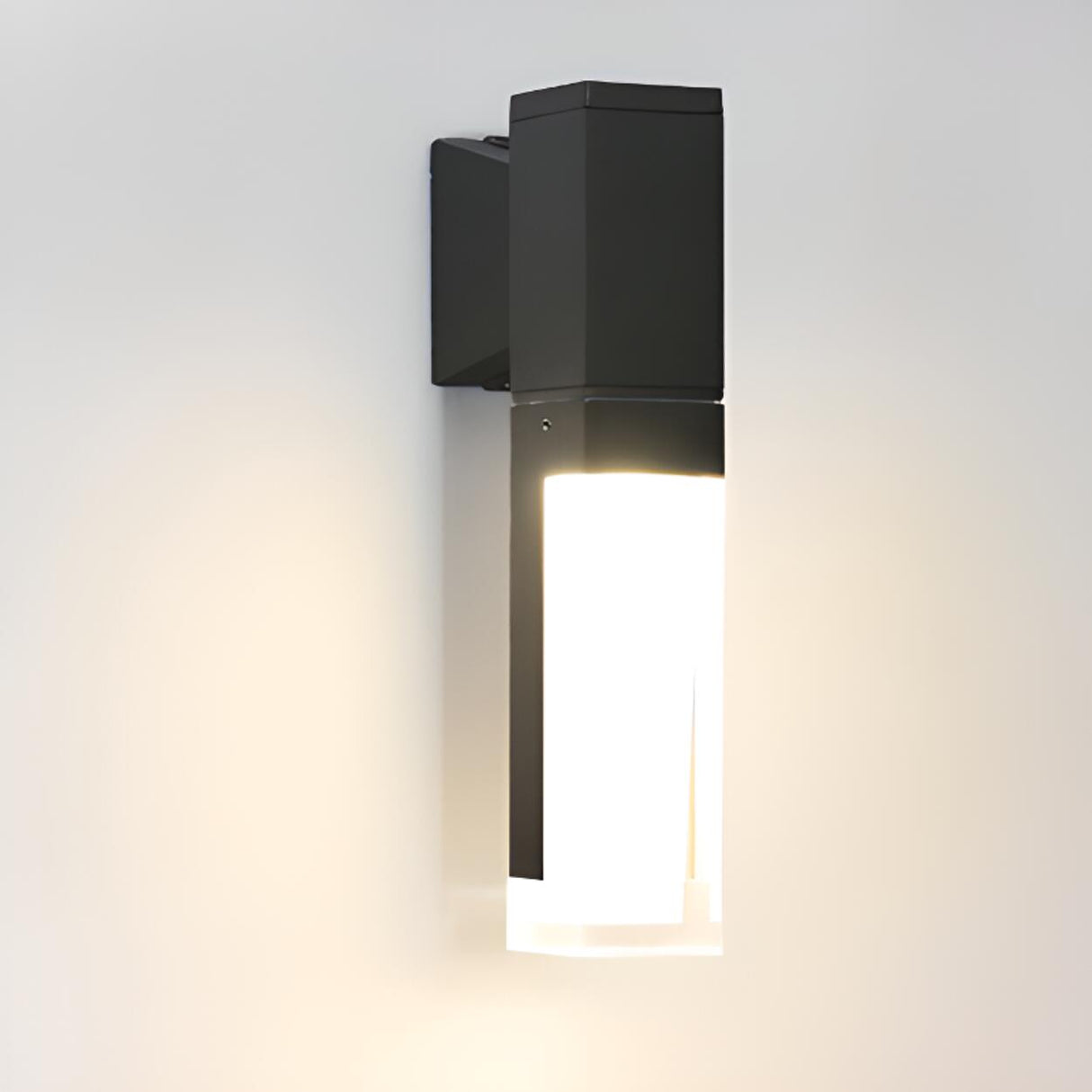 Modern Waterproof Rectangular Outdoor Wall Sconce Image - 7