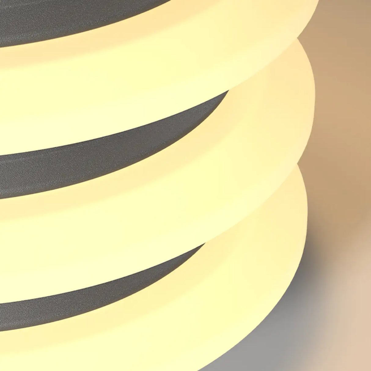Modern Waterproof Solar LED Tiered Pillar Cap Light Image - 12
