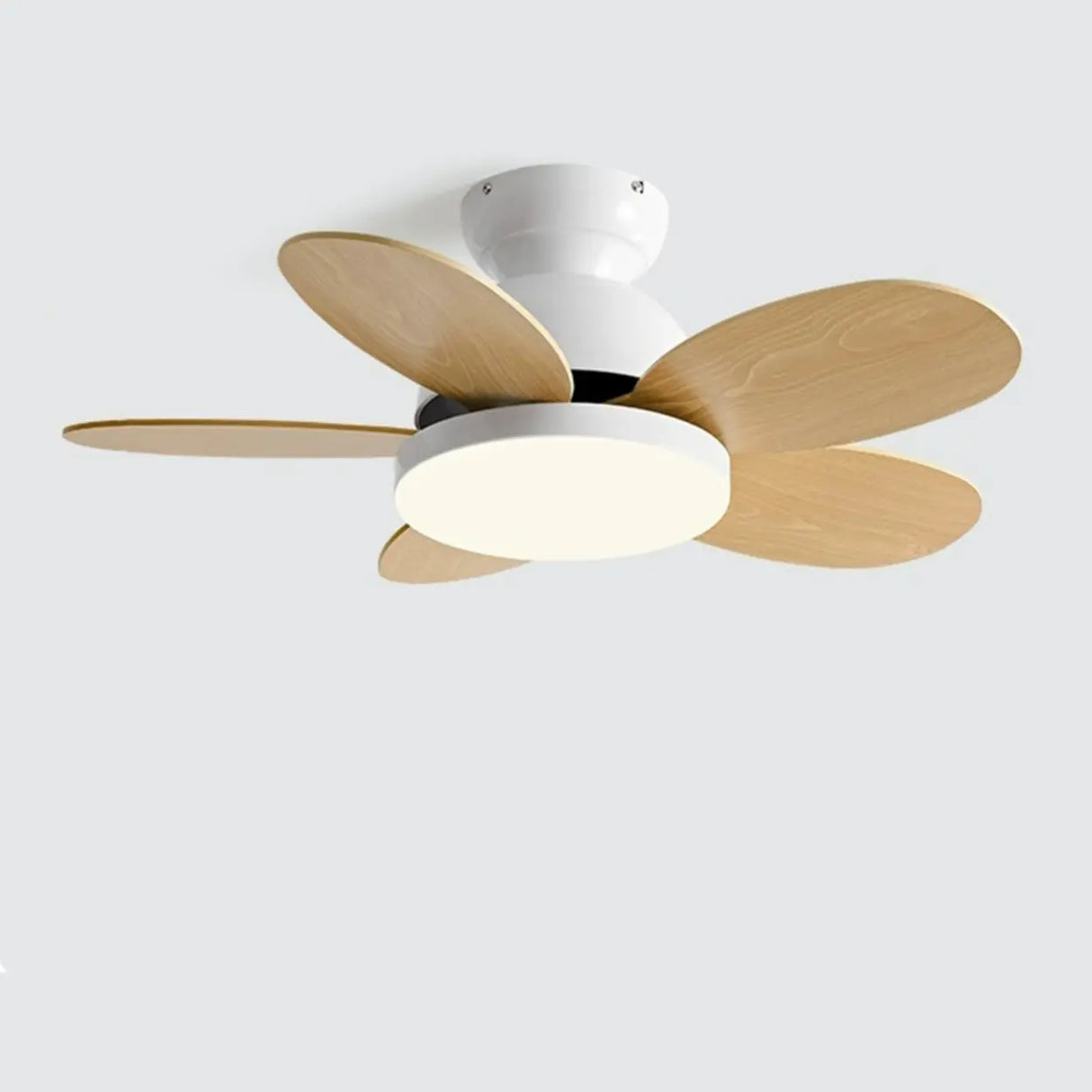 Modern Whimsical Multi-Color LED Kids Ceiling Fan Image - 11