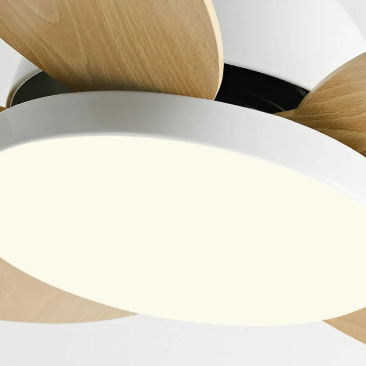 Modern Whimsical Multi-Color LED Kids Ceiling Fan Image - 15