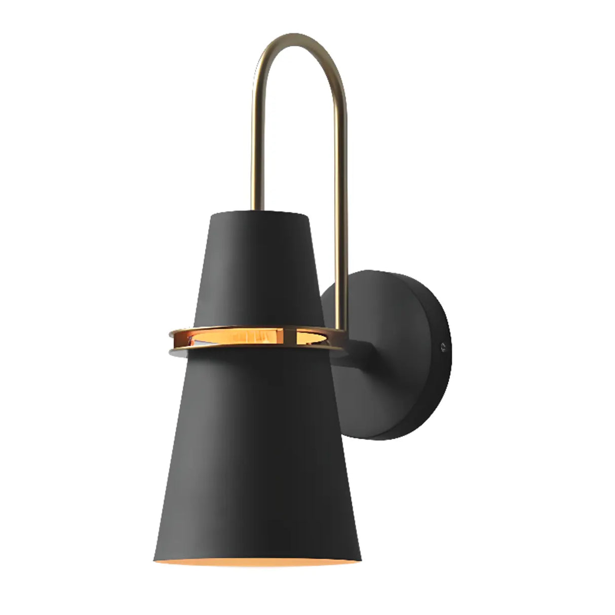 Modern White and Gold Vanity Wall Sconce Light Image - 5