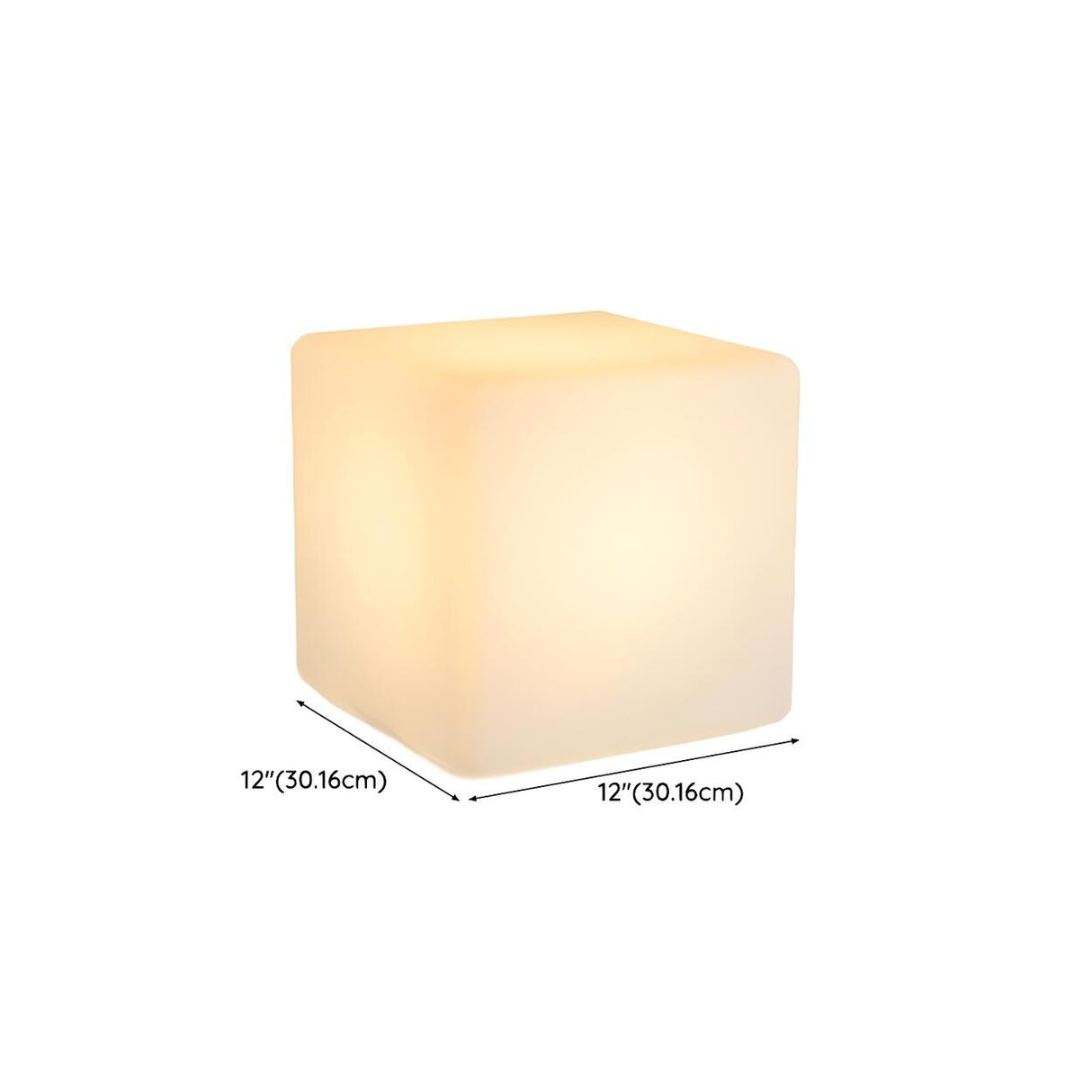 Modern White Cube LED Floor Lamp with Foot Switch Image - 10