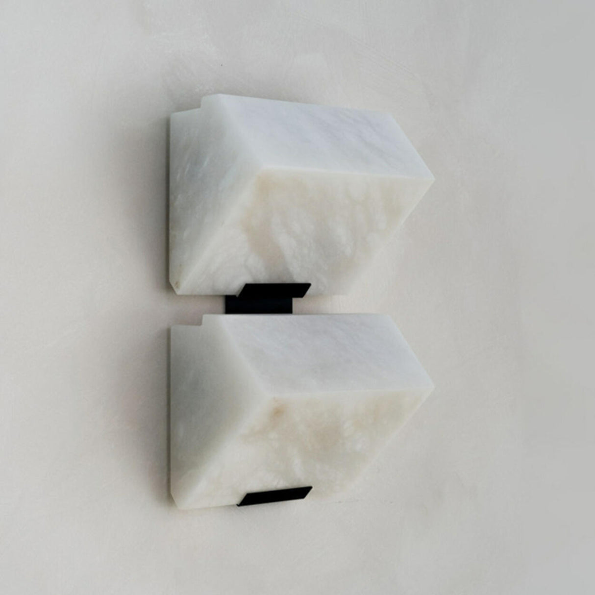 Modern White Geometric Metal Wall Light LED Sconce Image - 14