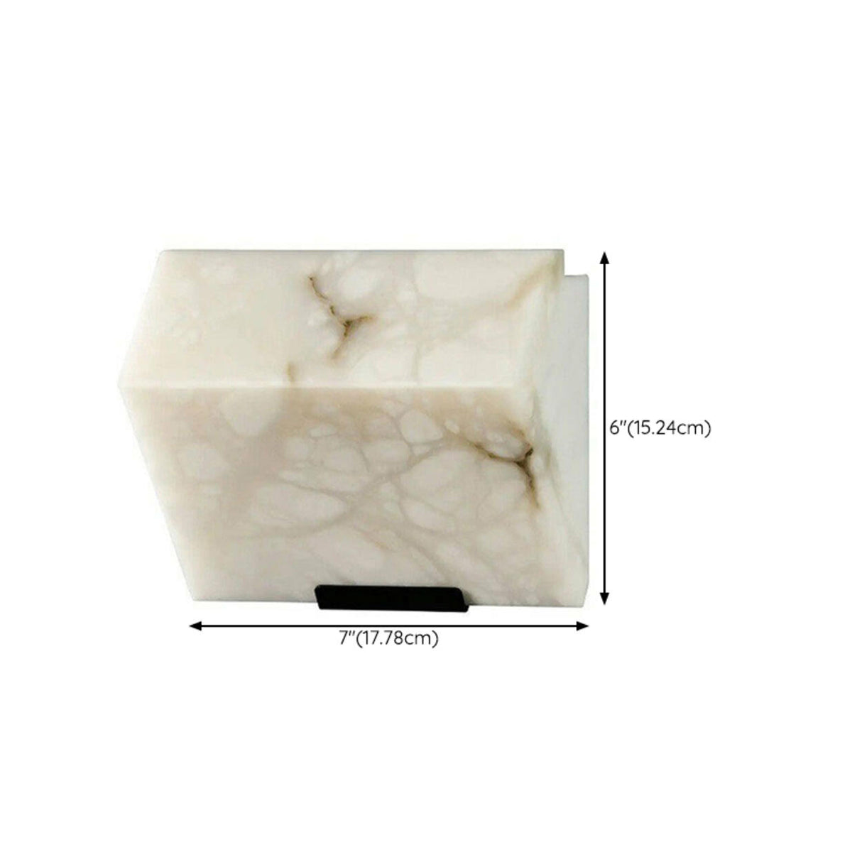 Modern White Geometric Metal Wall Light LED Sconce