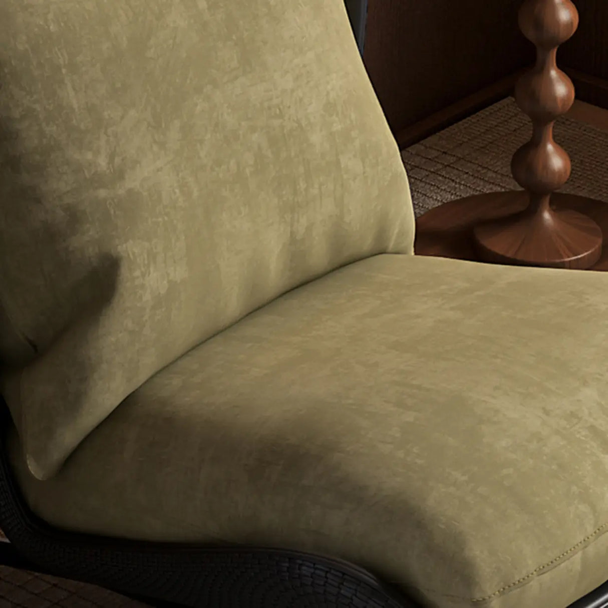 Modern Wide Removable Cushions Black Recliner Accent Chair Image - 8