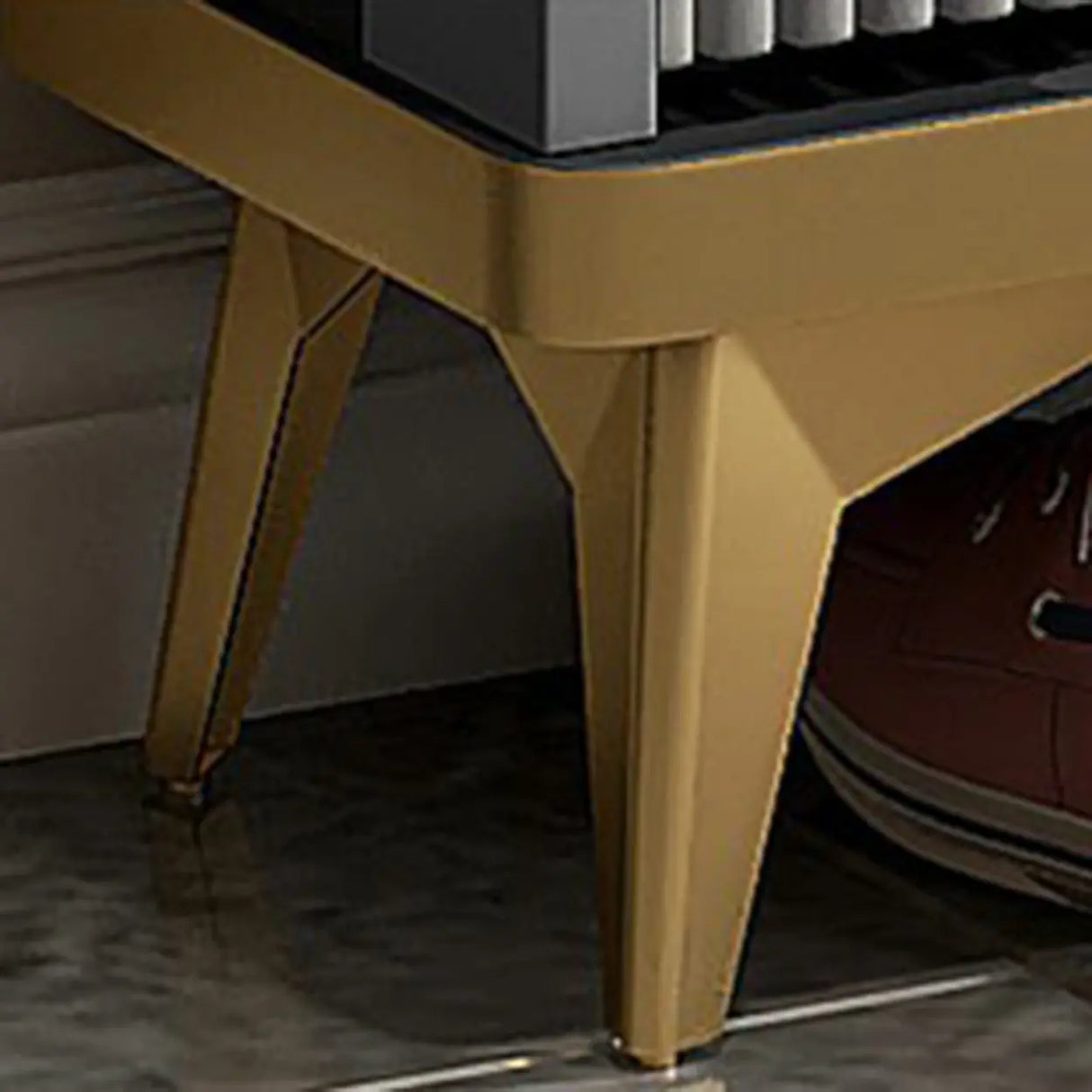 Modern Wood Adjustable Drop Front 3-Drawer Shoe Storage Image - 19