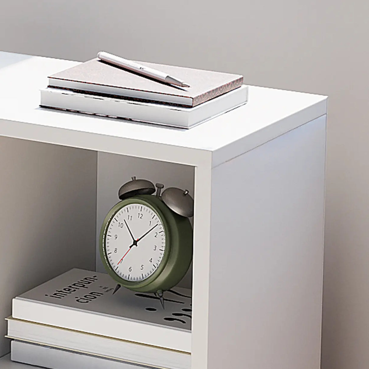 Modern Wood Closed Back Modular Storage Wide Bookcase Image - 10