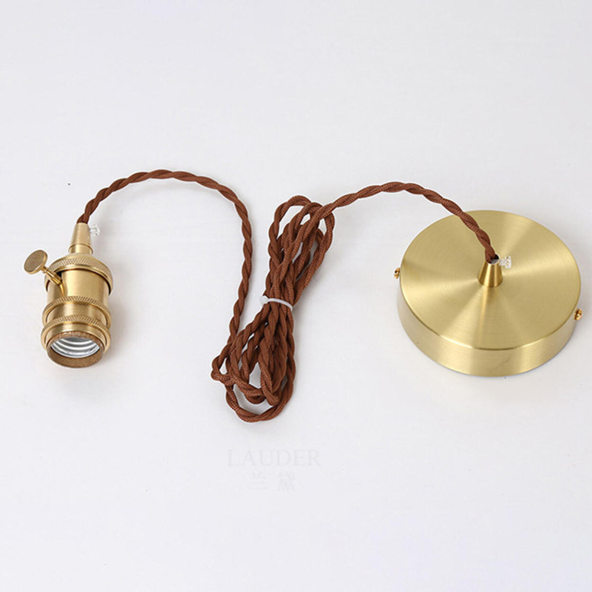 Modern Wood Cone Rope Ceramic Pendant Lights Image - 6