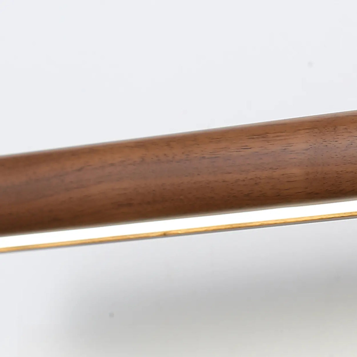 Modern Wood Grain Tube LED Bathroom Vanity Light Image - 12