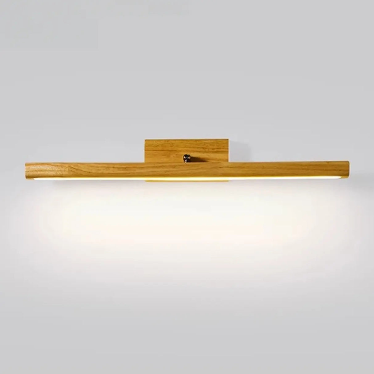 Modern Wood Linear LED Bathroom Vanity Mirror Light Image - 11