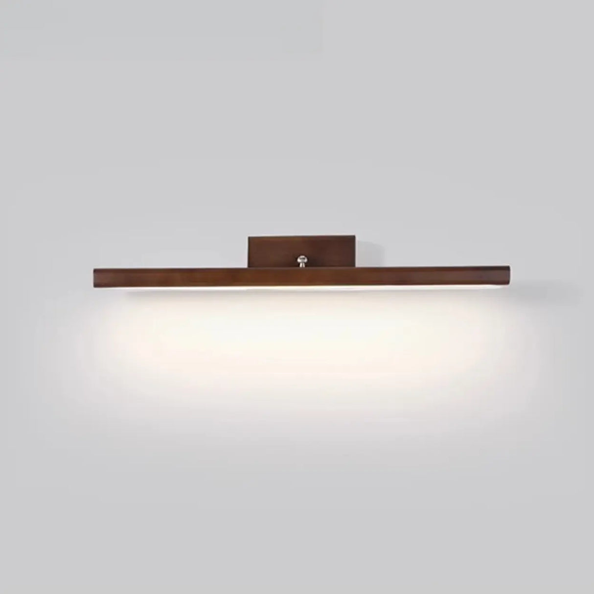 Modern Wood Linear LED Bathroom Vanity Mirror Light Image - 2