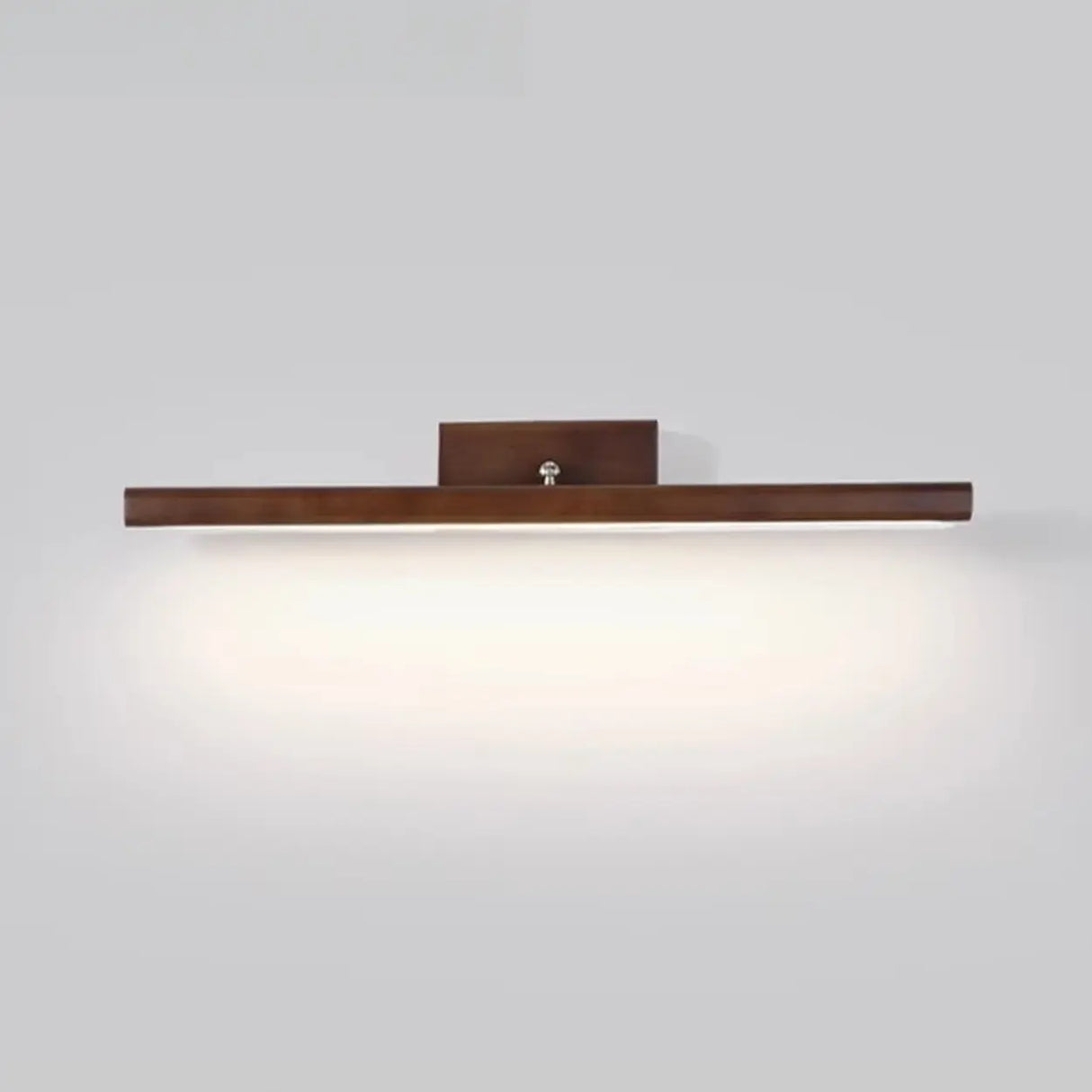 Modern Wood Linear LED Bathroom Vanity Mirror Light Image - 4