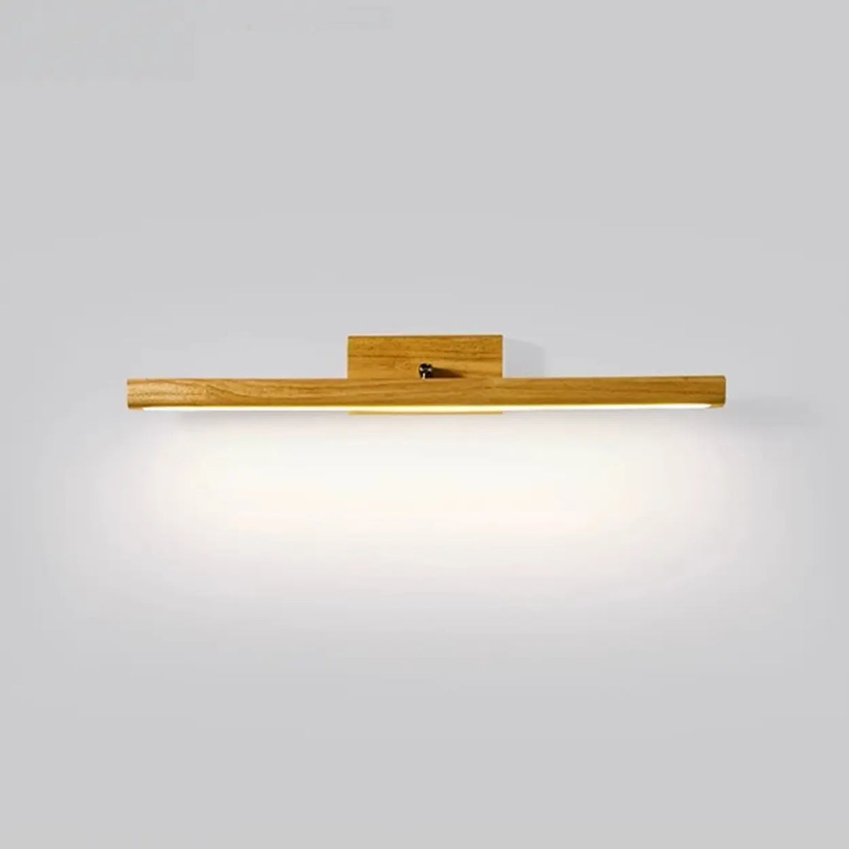 Modern Wood Linear LED Bathroom Vanity Mirror Light Image - 8