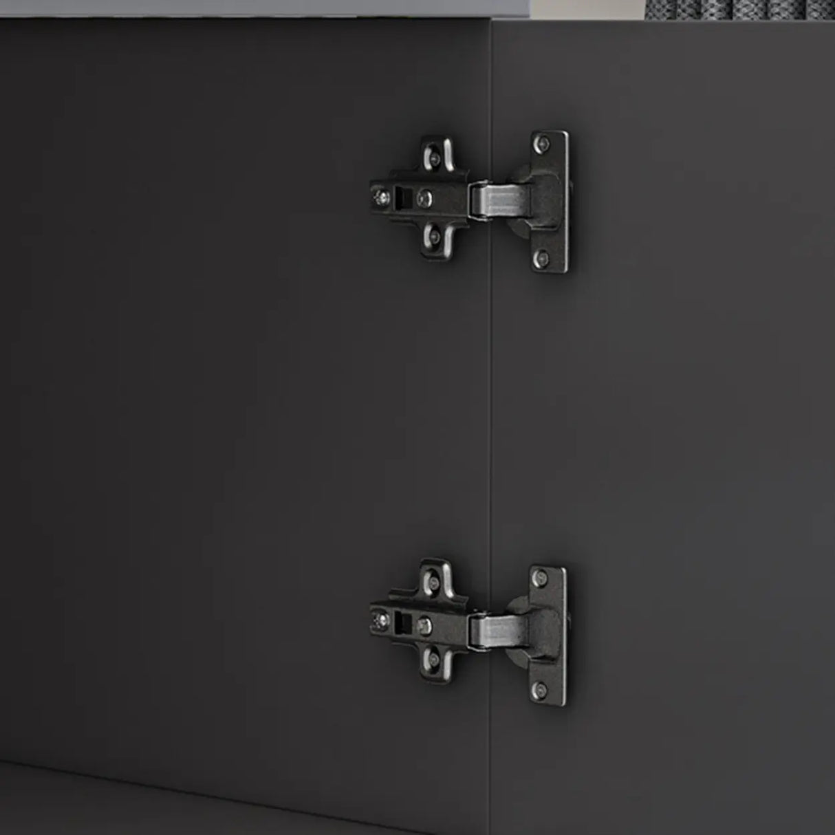 Modern Wood Rectangle Open Storage Cabinet TV Stand Image - 8