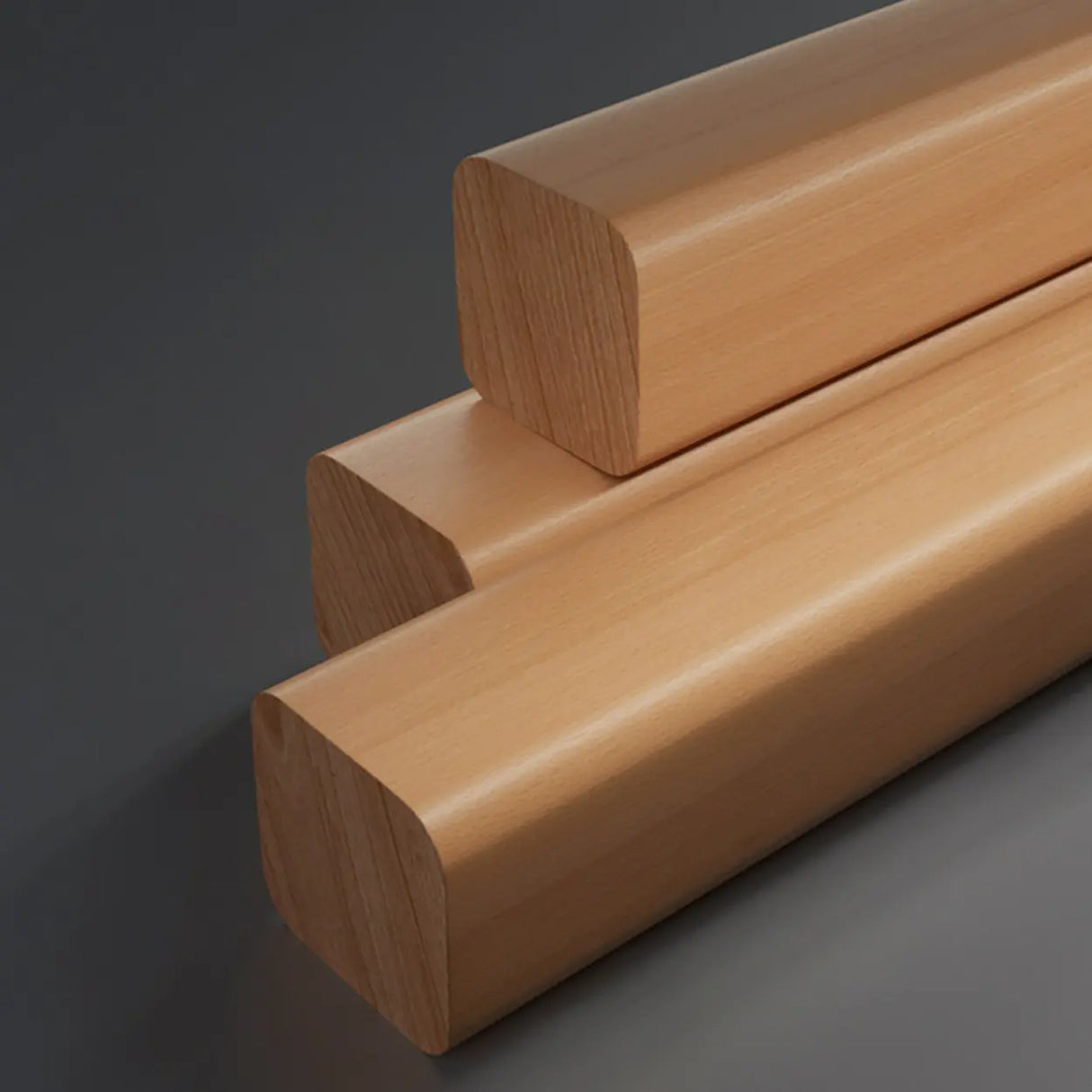 Modern Wood Rectangular LED Vanity Light Image - 13