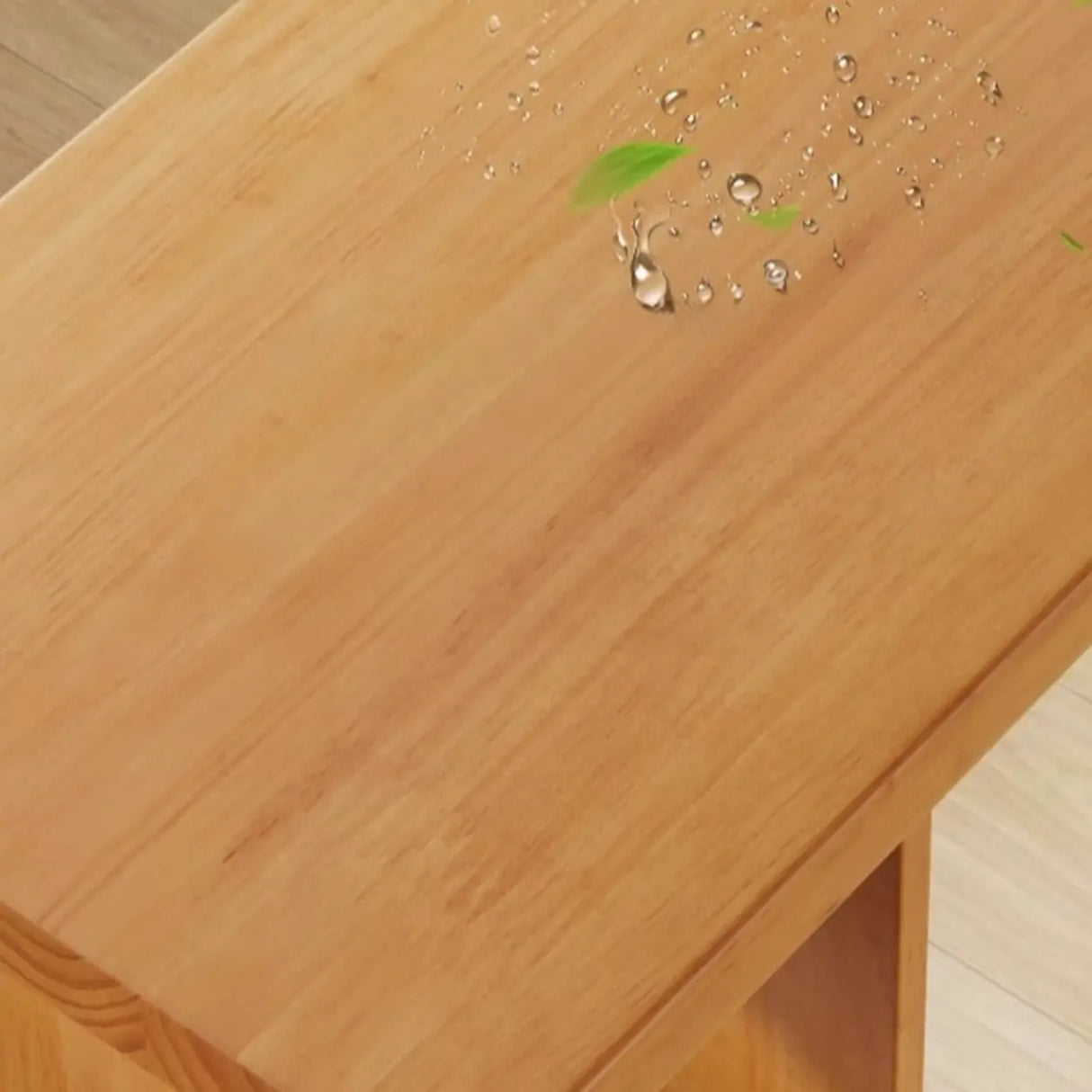 Modern Wooden Home Bar Table with Storage Shelves Image - 6