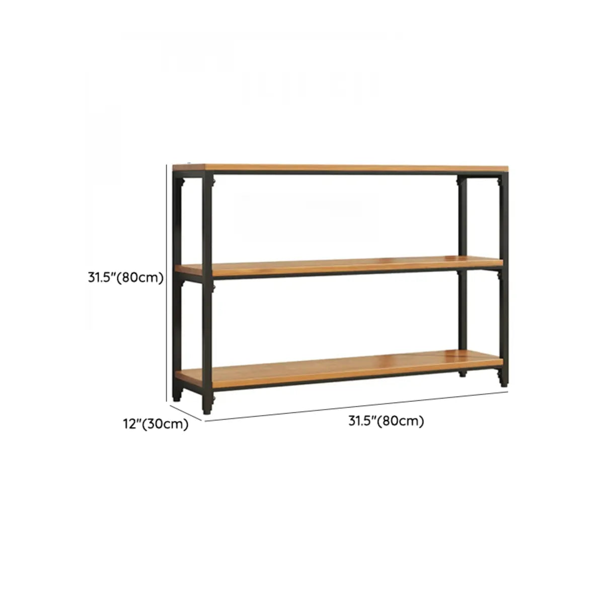 Modish Alloy Frame Rectangle Etagere Display Bookcase