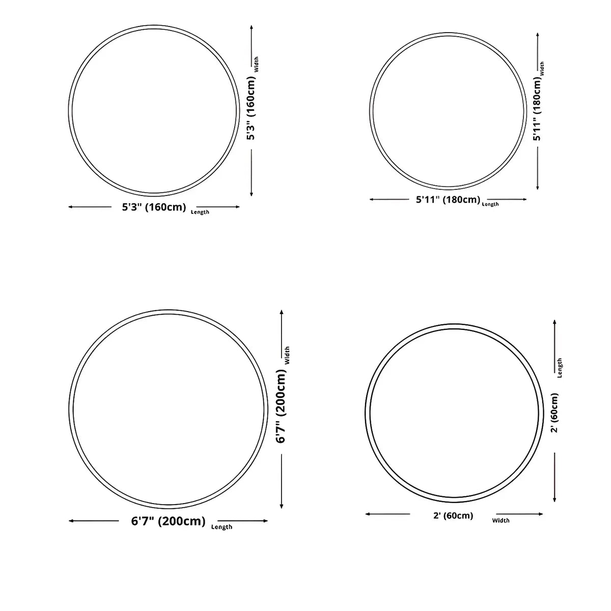 Modish Anti-Slip Abstract Round Gold Accents Area Rug