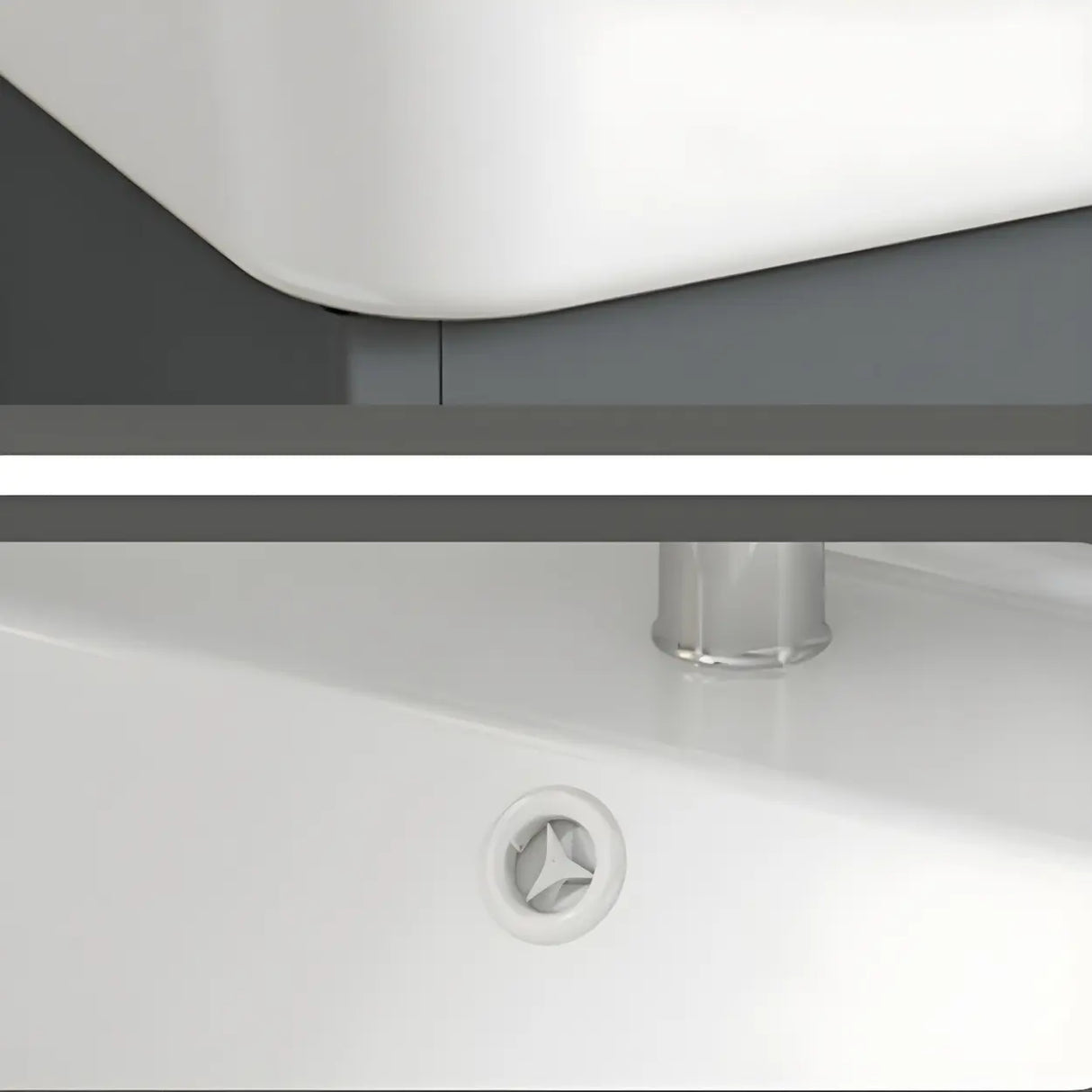 Modish Bath Vanity with Ceramic Sink and Soft-Close Drawers Image - 11