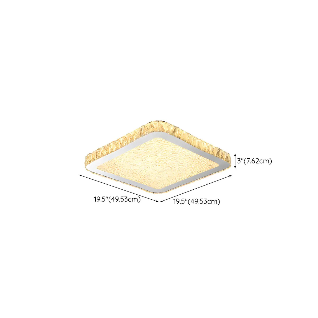 Modish Bedroom Round Crystal Flush Mount Ceiling Light Image - 32