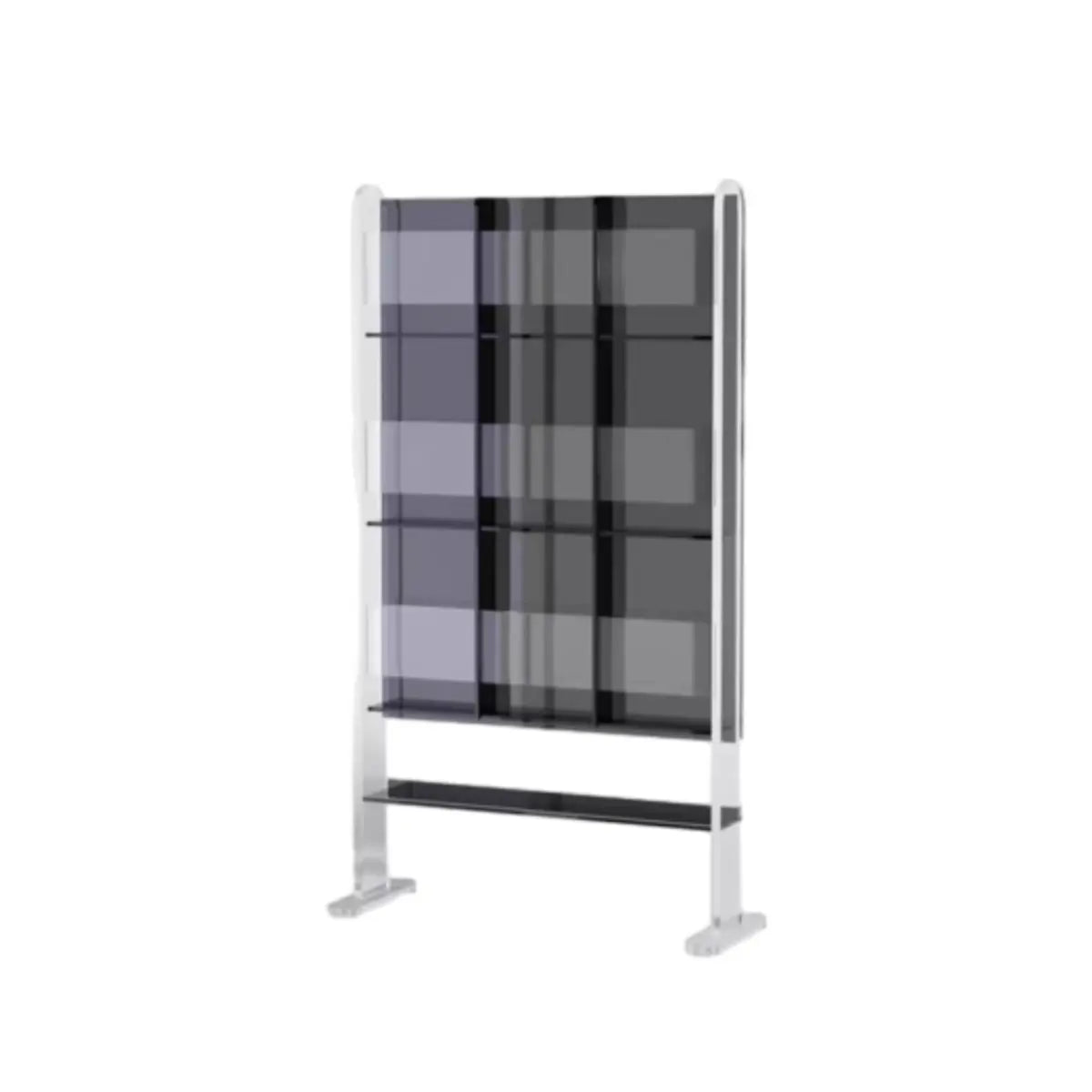 Modish Closed 4-Shelves Vertical Display Bookcases Image - 7