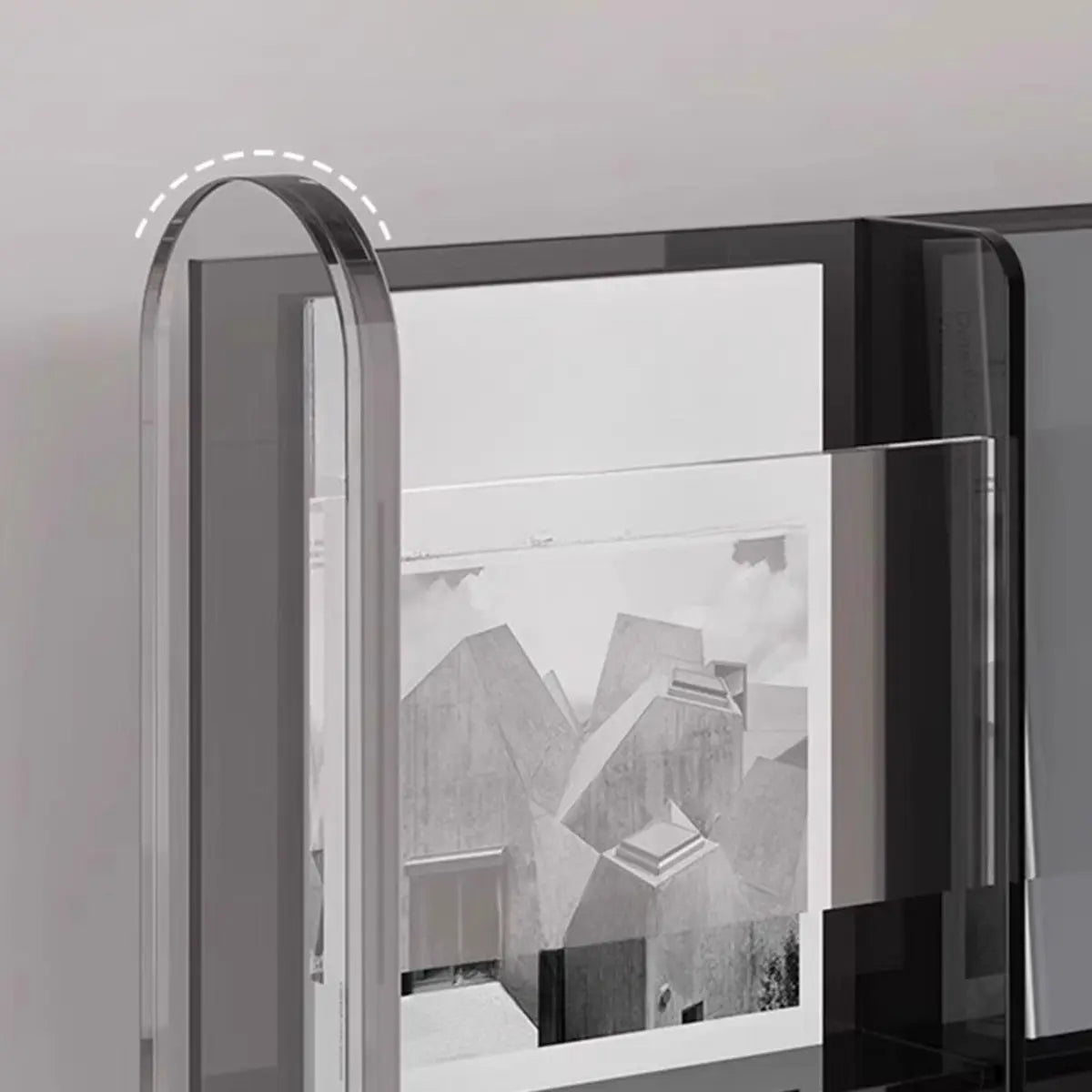 Modish Closed 4-Shelves Vertical Display Bookcases Image - 8