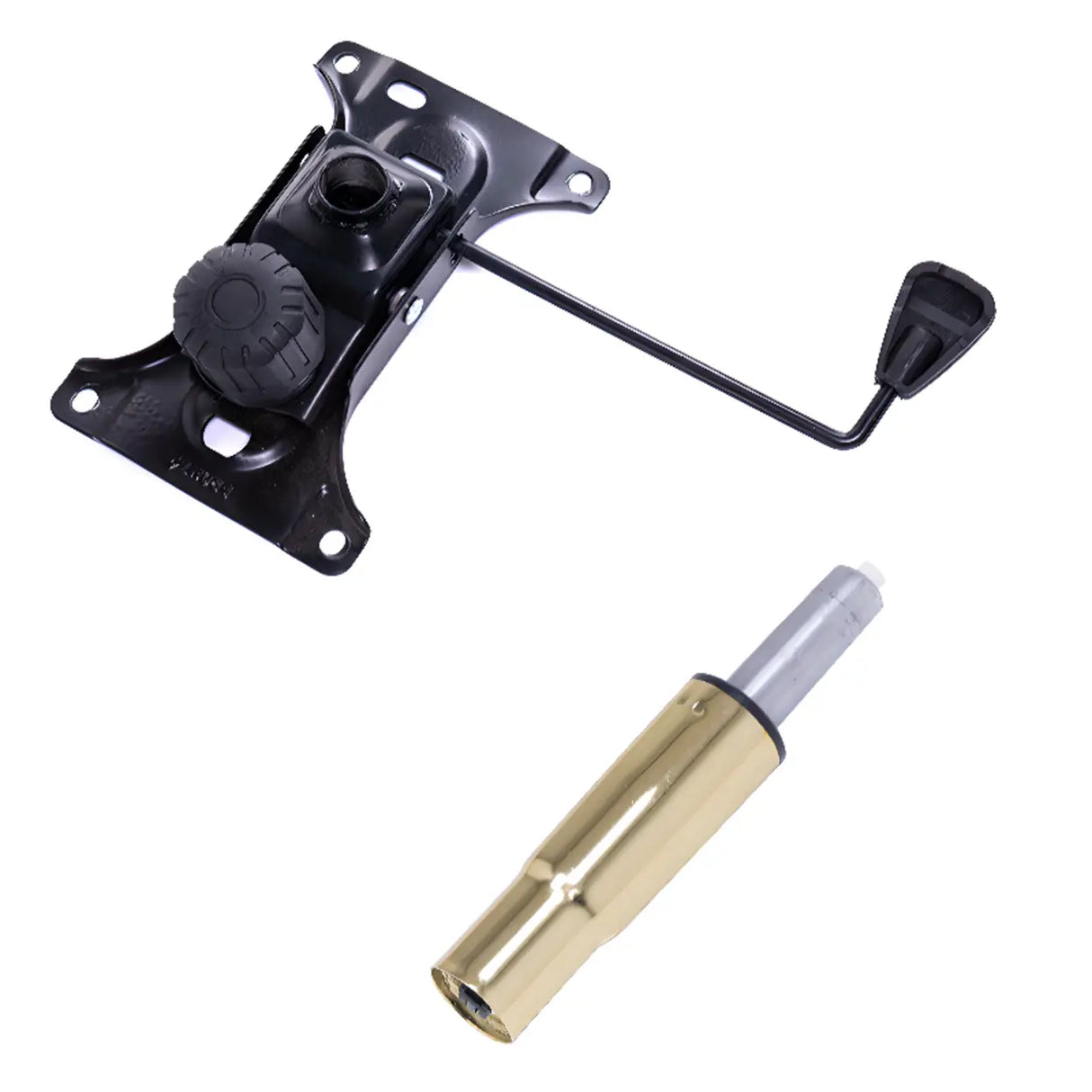 Modish Ergonomic Faux Leather Swivel Casters Office Chair Image - 18