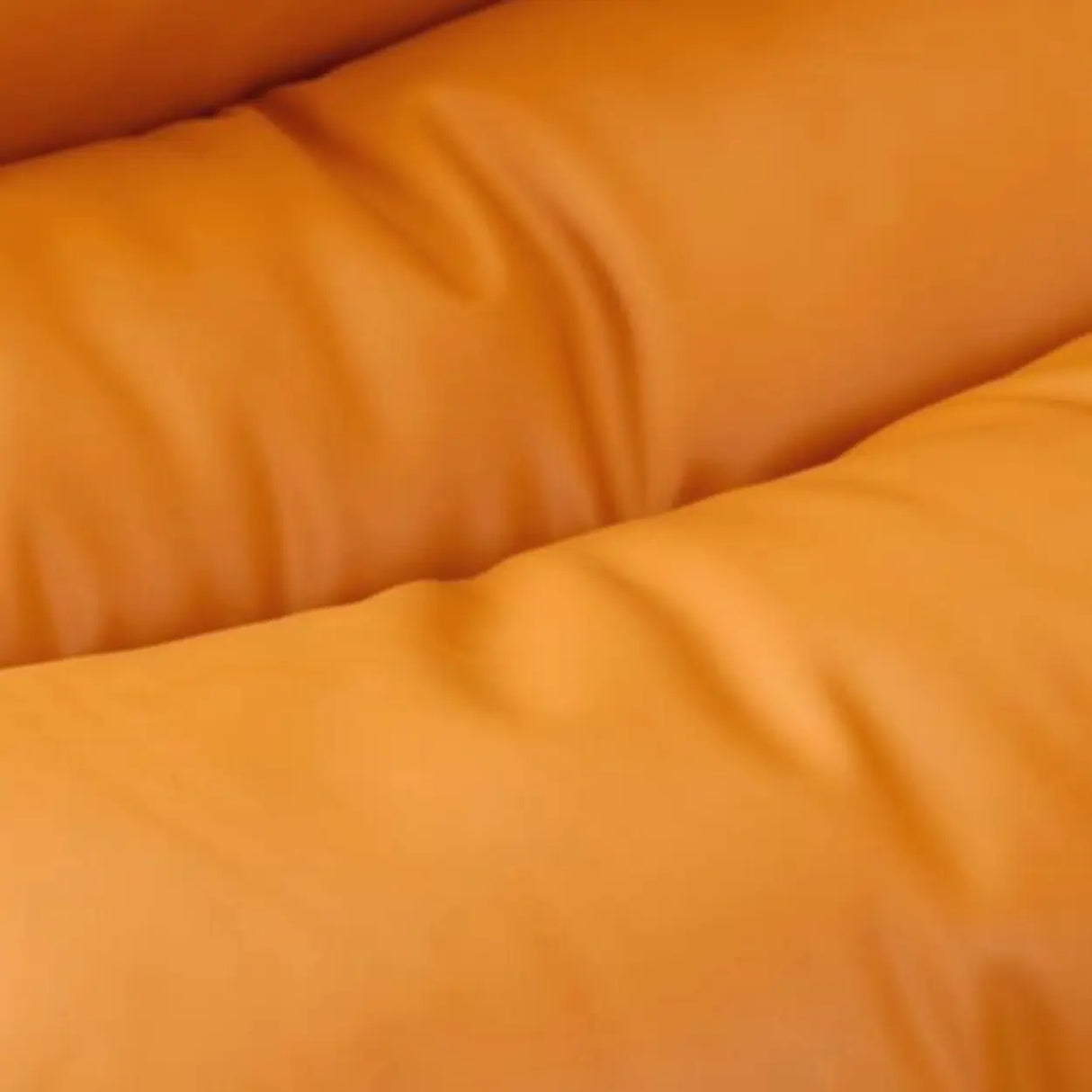 Modish Orange Saddle Leather Bar Stool with Back and Footrest Image - 6