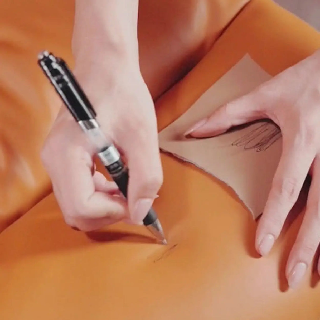 Modish Orange Saddle Leather Bar Stool with Back and Footrest Image - 8