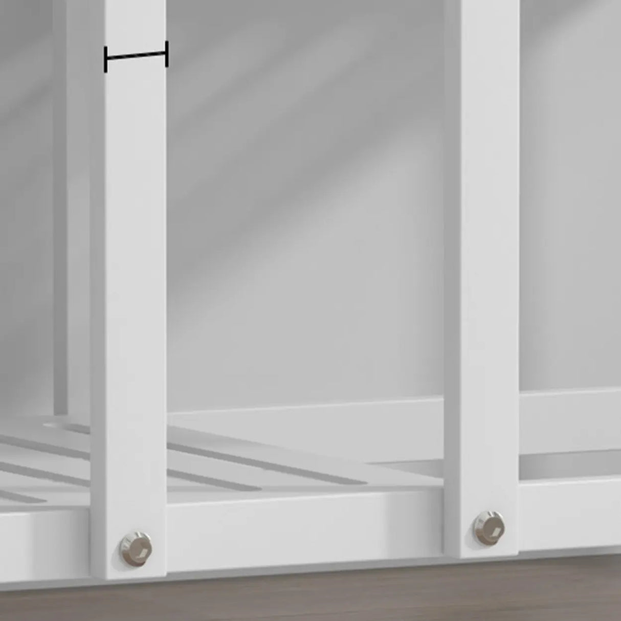 Modish Rectangle Multi-Tier Metal White Plant Stand Image - 12