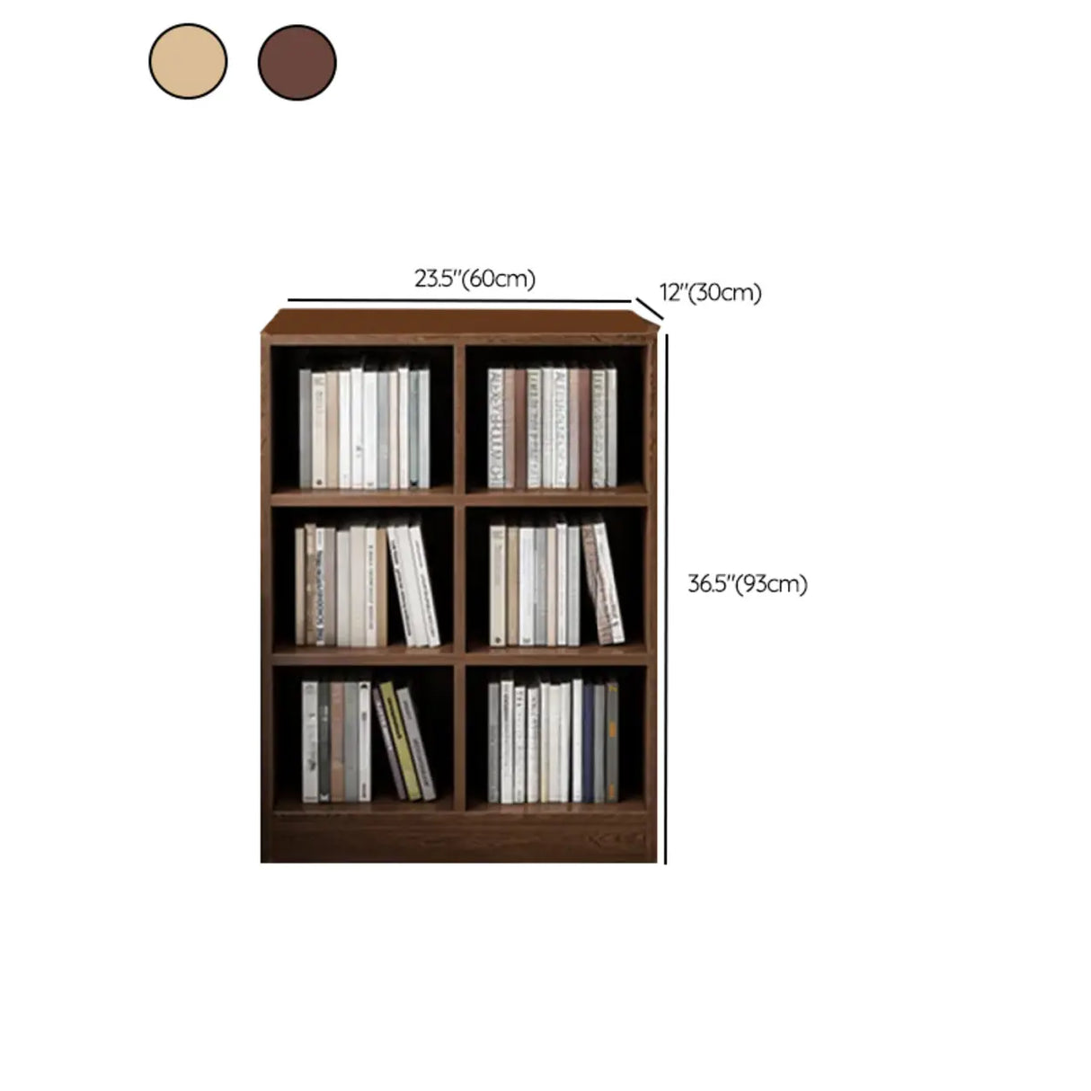 Modish Vertical Closed Wood Cube Organizer Bookcases Image - 26