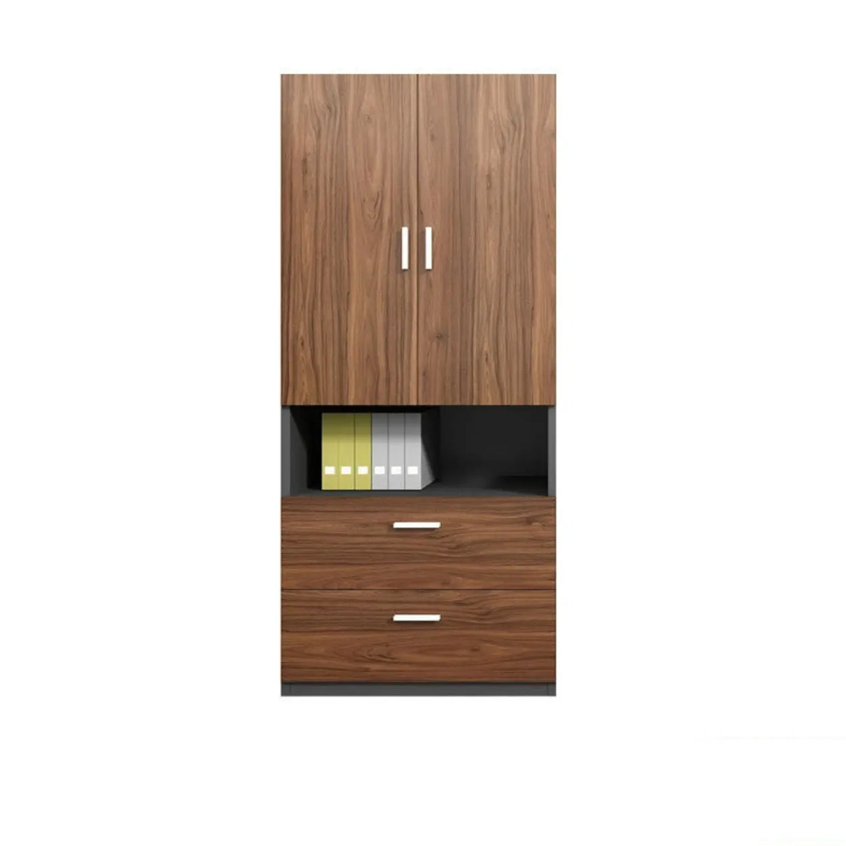Modular Rectangular Wood Large Storage Filing Cabinet Image - 4