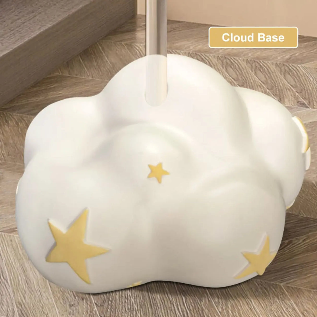 Moon and Cloud Kids Rabbit End Table with Storage Shelf Image - 7