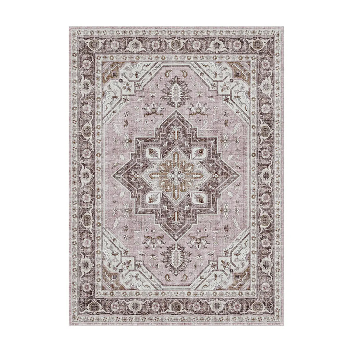 Moroccan Rectangle Polyester Blue Large Area Rug Image - 9