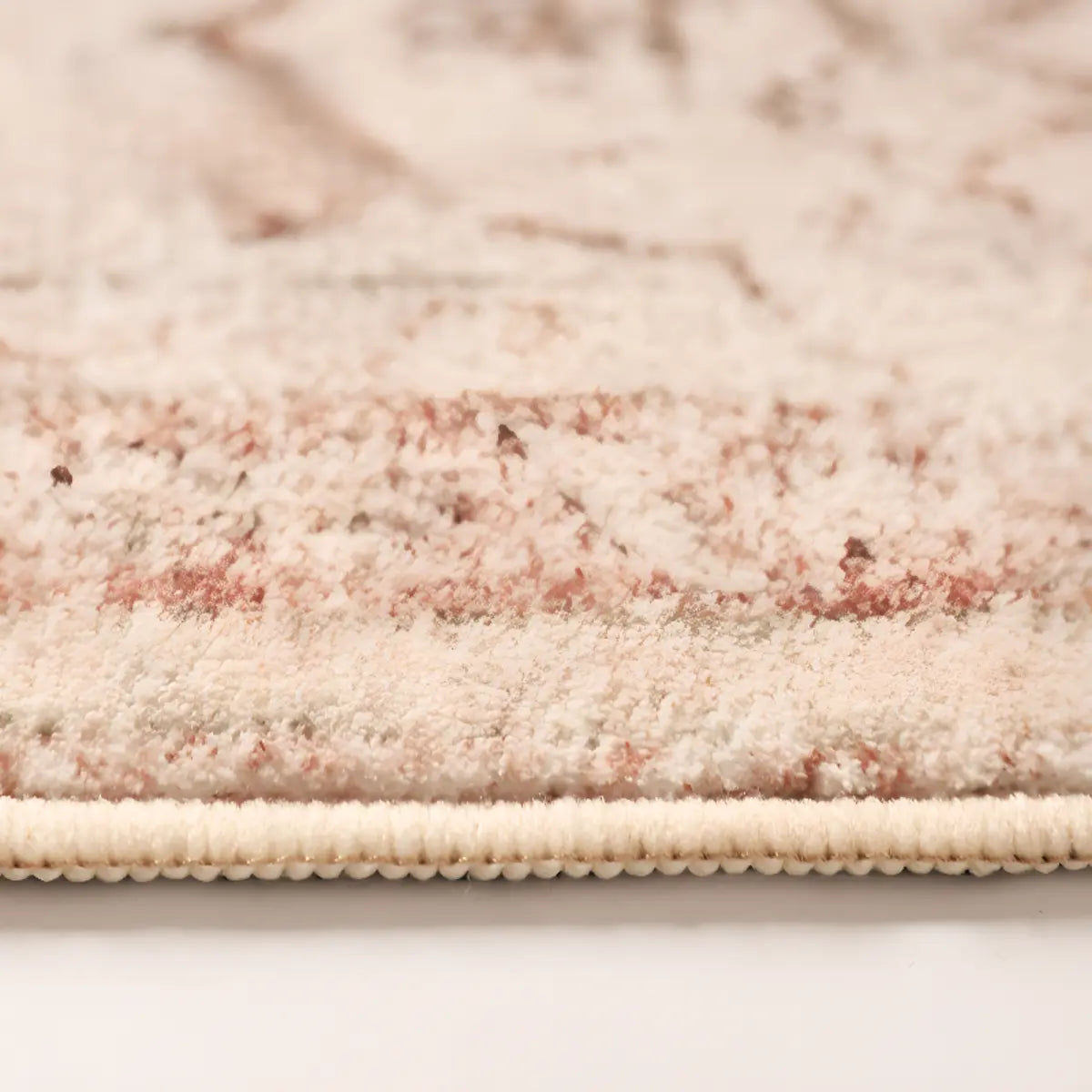 Moroccan Rectangular Beige Machine-Made Area Rug Image - 16