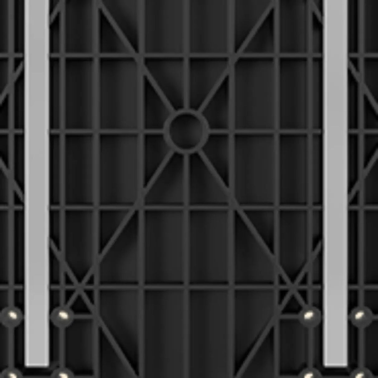 Movable Black Flat Utility Cart with Four Casters Image - 5