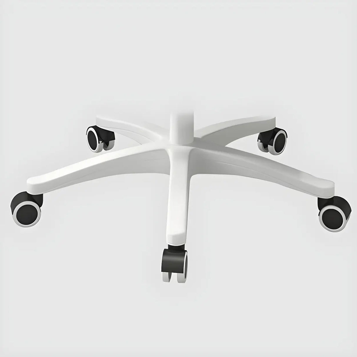 Multi-Color Swivel Curved Leather Fixed Arms Office Chair Image - 12